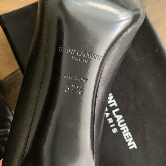 Saint Laurent Paris 80 Pointed Toe Pump - Picture 3 of 8